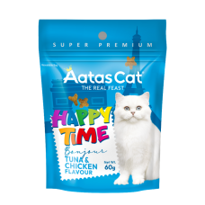 Aatas Cat Happy Time Bonjour Tuna & Chicken 60g, AAT3217, cat Treats, Aatas, cat Food, catsmart, Food, Treats